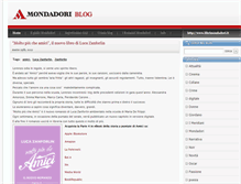 Tablet Screenshot of blog.librimondadori.it